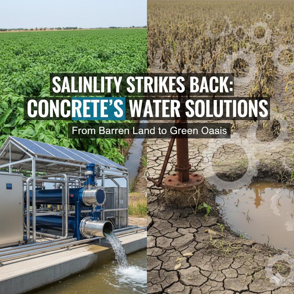 علاج ملوحة مياه الآبار