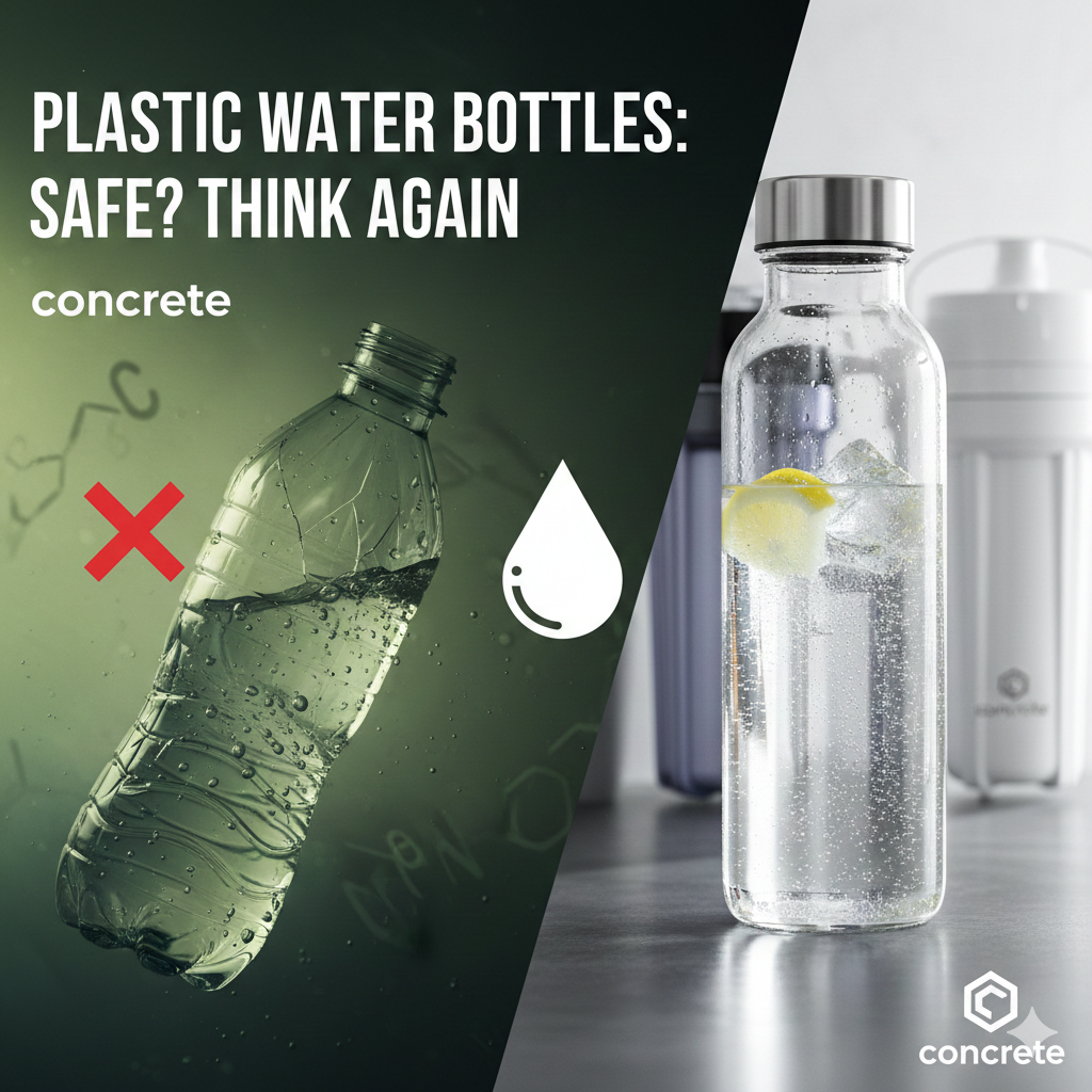 زجاجة المياه البلاستيك آمنة؟